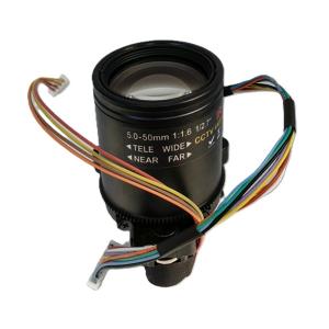 5-50mm 4MP Piris 10X Zoom Motorized Varifocal Lens 